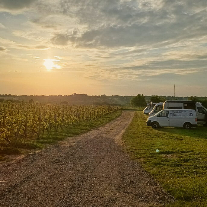 Château du Garde - vins de Bordeaux - camping car
